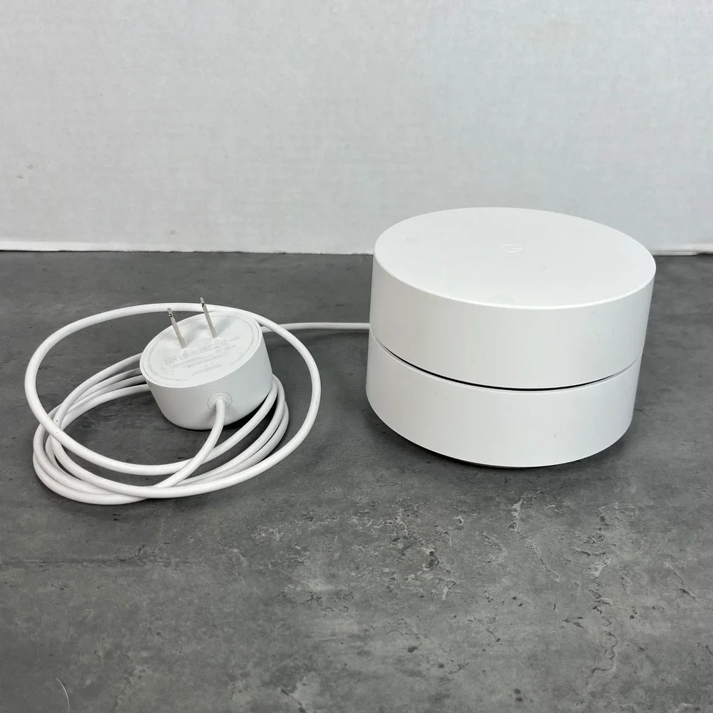Google Wifi AC1200 Mesh‎ Router Node White G013A w/ Power Adapter G1028